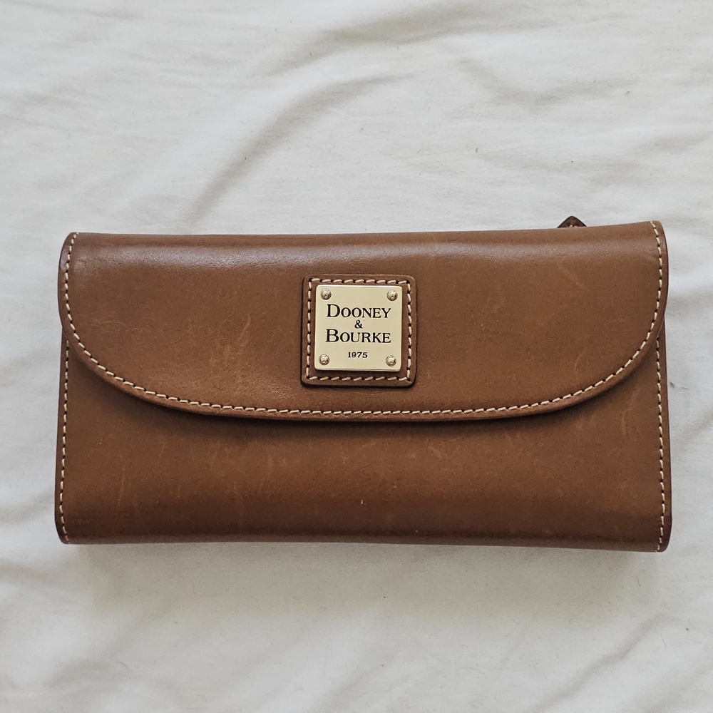 Dooney & Bourke Brown Leather Wallet